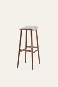 Barová židle Naru luxusní dřevěná barová židle