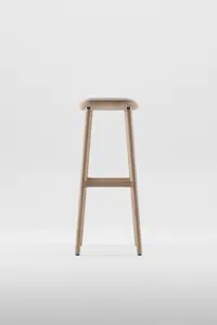 Barová židle Naru luxusní dřevěná barová židle