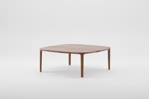 Konferenční stolek Wu oválný konferenční stolek z masivního dřeva