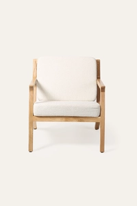 Křeslo Mila designové čalouněné křeslo z masivu