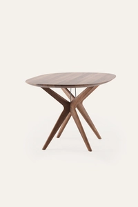 Stůl Lakri Oval designový oválný jídelní stůl s ikonickou šikmou podnoží