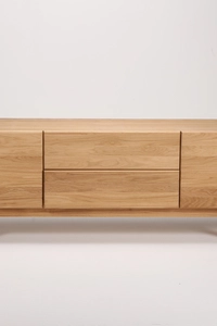 TV stolek Luba dřevěný TV lowboard z masivu