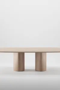 Oválný stůl Column 2 oválný stůl na dvou sloupových nohách