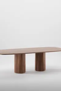 Oválný stůl Column 2 oválný stůl na dvou sloupových nohách