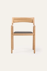 Židle Erste čalouněná luxusní čalouněná jídelní židle z masivu