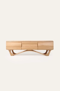 TV stolek Antoni 1600 luxusní dřevěný TV lowboard