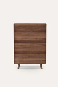 Skřín Neva vysoká designová masivní skříň