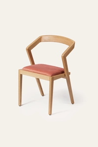 Židle Marina moderní jídelní židle z masivu s čalouněním