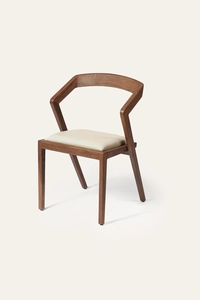 Židle Marina moderní jídelní židle z masivu s čalouněním