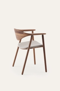 Židle Naru moderní jídelní židle z masivního dřeva