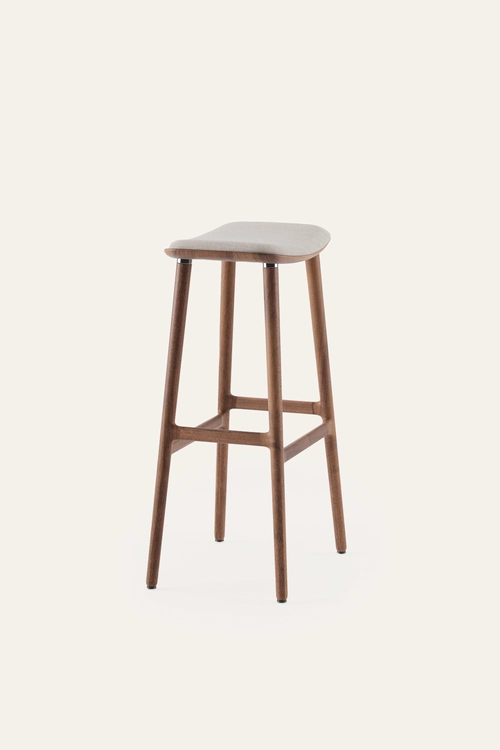 Barová židle Naru luxusní dřevěná barová židle