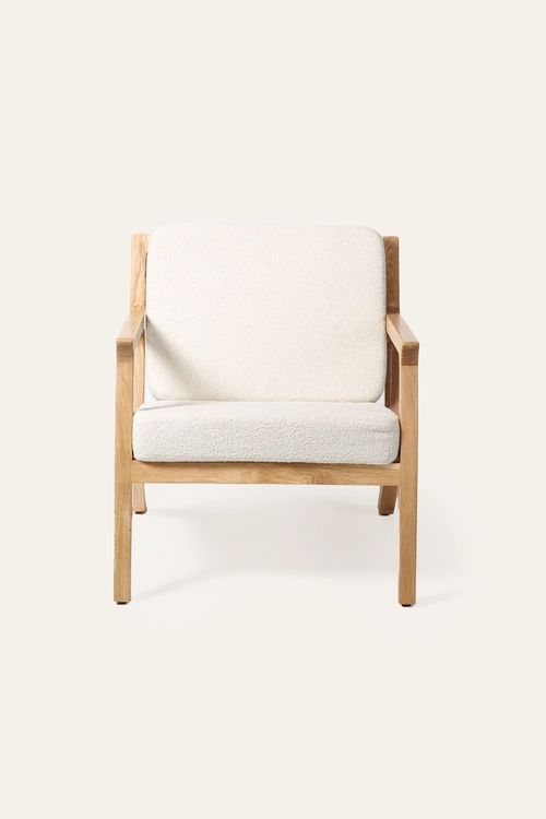 Křeslo Mila designové čalouněné křeslo z masivu