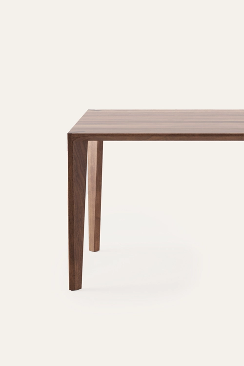 Rozkládací stůl Hanny rozkládací minimalistický jídelní stůl z masivního dřeva