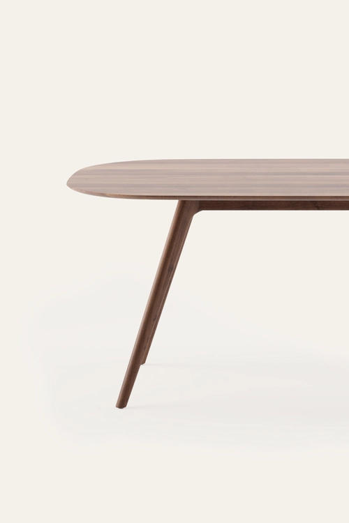Stůl Coco elegantní oválný jídelní stůl z masivního dřeva