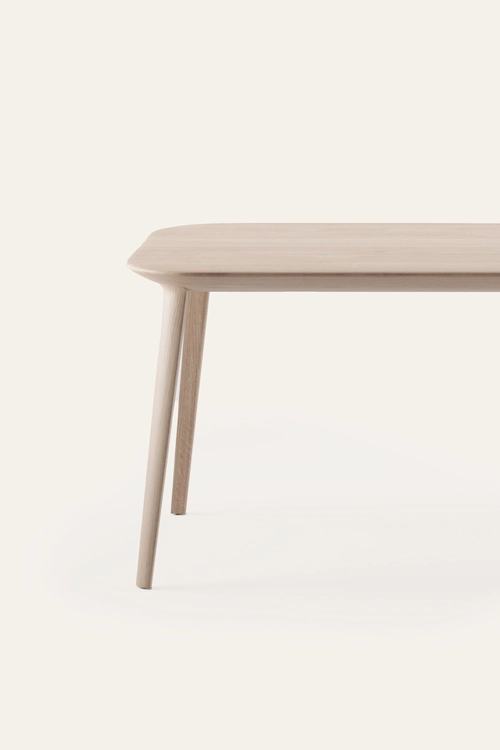 Stůl Kalota designový jídelní stůl s měkce tvarovanou deskou