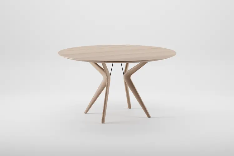 Stůl Lakri kulatý designový jídelní stůl