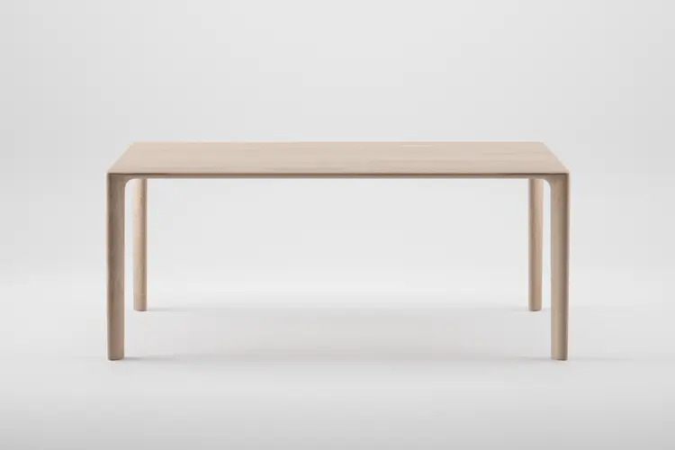 Stůl Mela jídelní stůl z masivního dřeva s minimalistickým designem