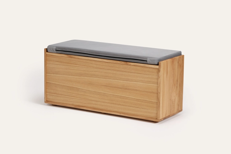 Lavice Saisho designová dřevěná lavice s úložným prostorem