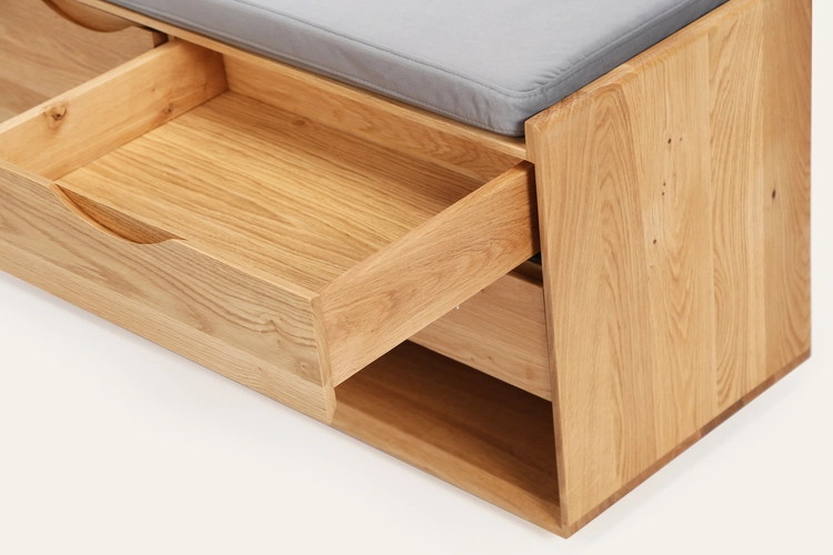 Lavice Saisho designová dřevěná lavice s úložným prostorem