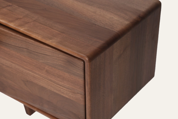 TV stolek Linea designový TV lowboard z masivního dřeva