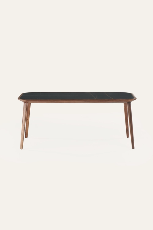 Stůl Kalota designový jídelní stůl s keramickou deskou