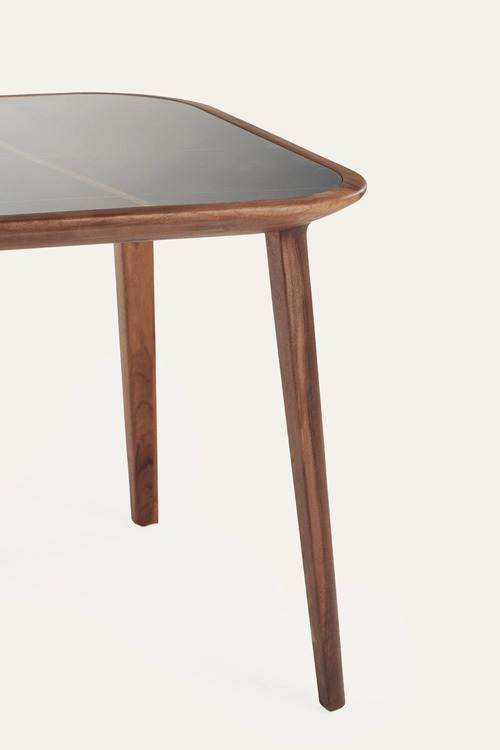 Stůl Kalota designový jídelní stůl s keramickou deskou