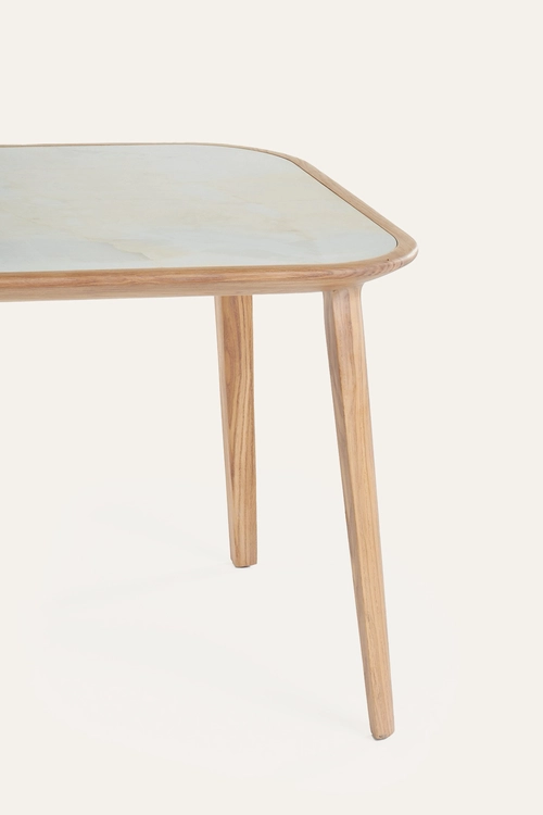 Stůl Kalota designový jídelní stůl s keramickou deskou