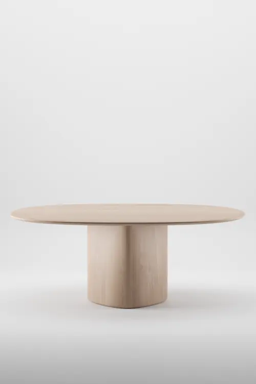 Oválný stůl Column 1 oválný stůl na jedné sloupové noze