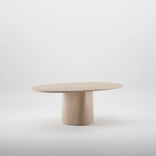 Oválný stůl Column 1 oválný stůl na jedné sloupové noze