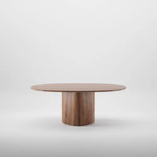 Oválný stůl Column 1 oválný stůl na jedné sloupové noze