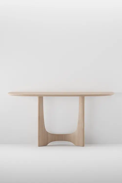 Stolek Oskar masivní dřevěný konzolový stolek