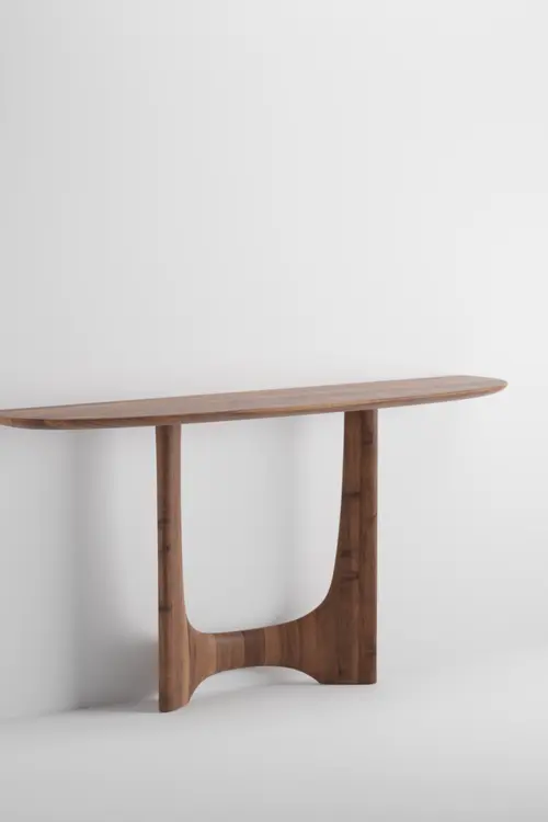 Stolek Oskar masivní dřevěný konzolový stolek