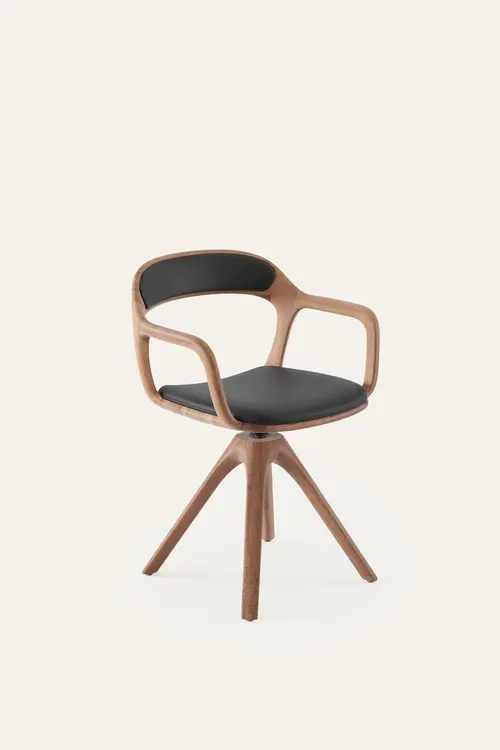 Kancelářská židle Leno designová kancelářská židle s čalouněným sedákem a opěradlem