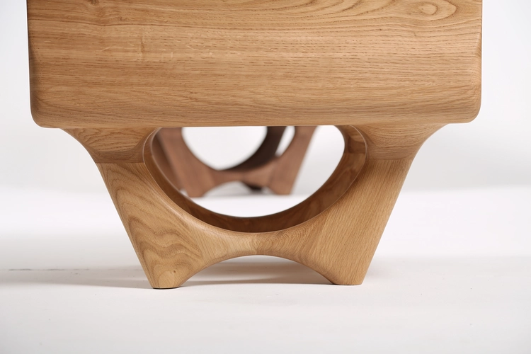 Noční stolek Antoni designový dřevěný noční stolek