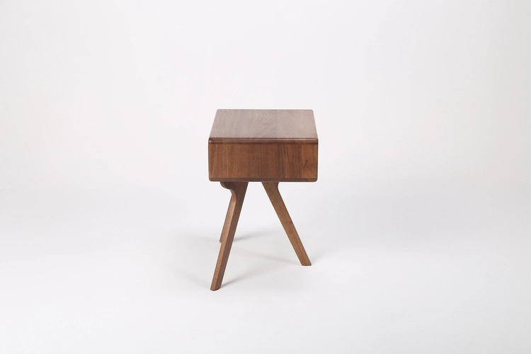 Noční stolek Naim minimalistický dřevěný noční stolek