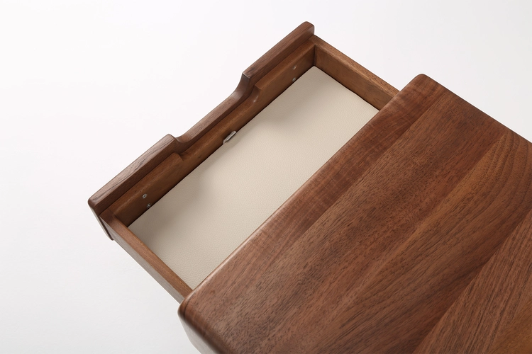 Noční stolek Naim minimalistický dřevěný noční stolek
