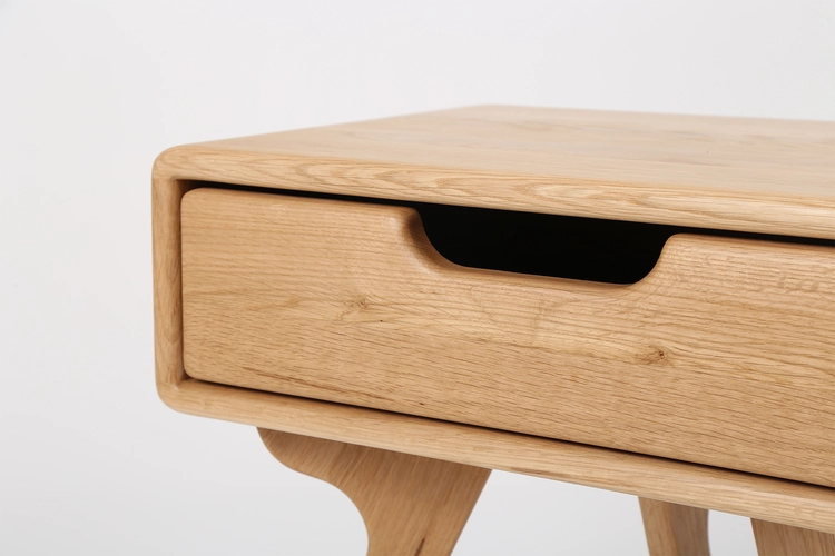 Noční stolek Naim minimalistický dřevěný noční stolek