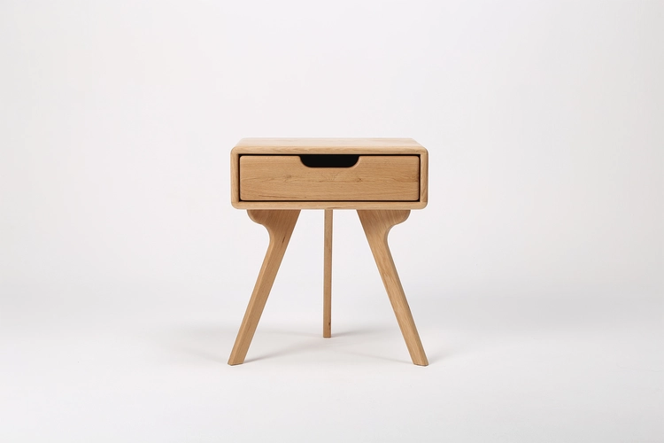 Noční stolek Naim minimalistický dřevěný noční stolek