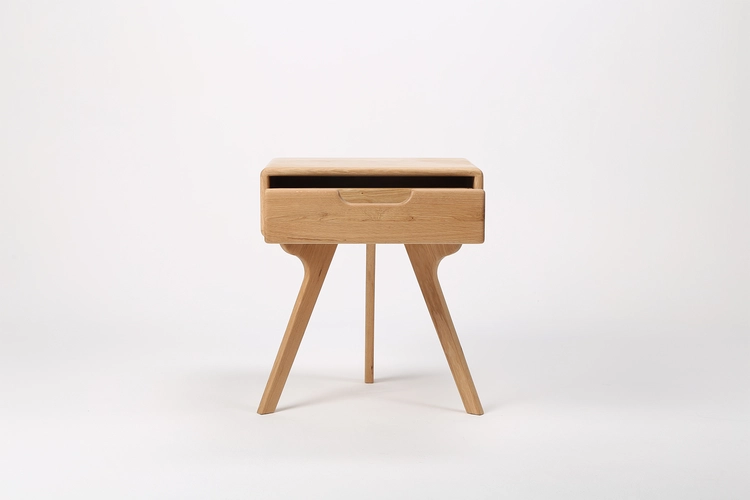 Noční stolek Naim minimalistický dřevěný noční stolek