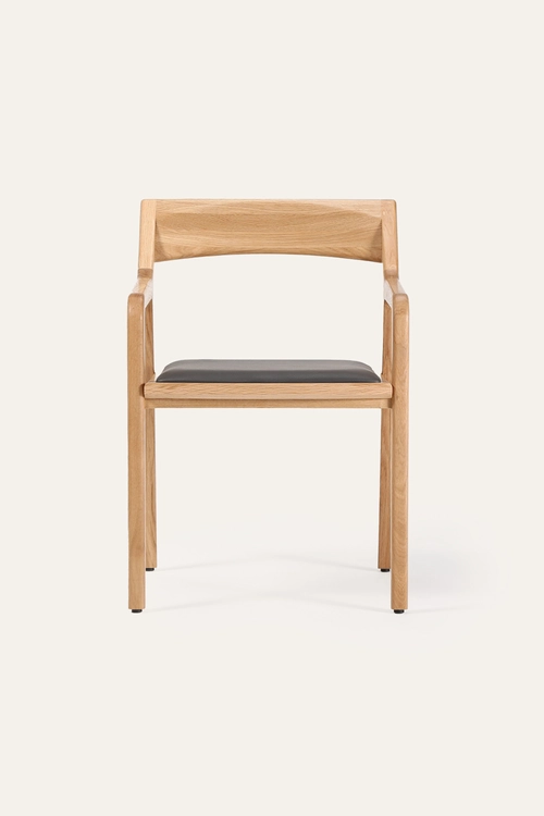 Židle Erste čalouněná luxusní čalouněná jídelní židle z masivu