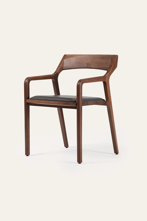 Židle Erste čalouněná luxusní čalouněná jídelní židle z masivu