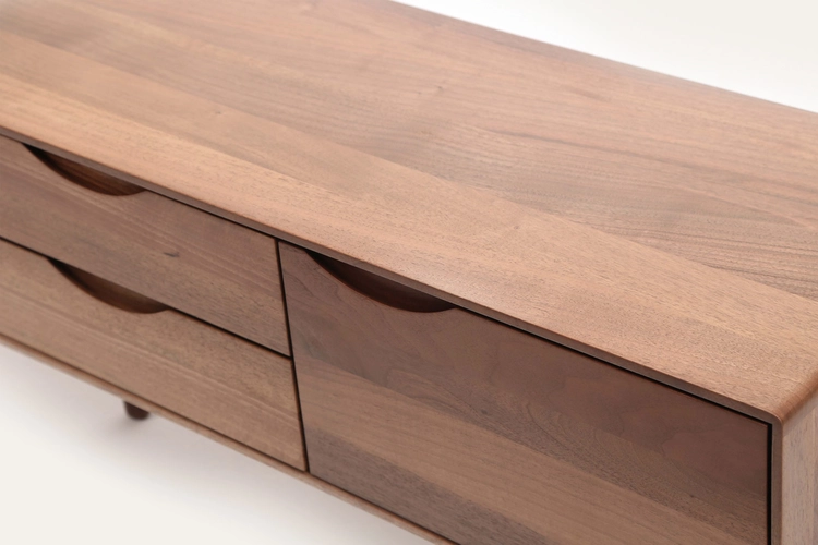 TV stolek Primo Bassa 1800 prodloužený masivní lowboard pro moderní interiéry