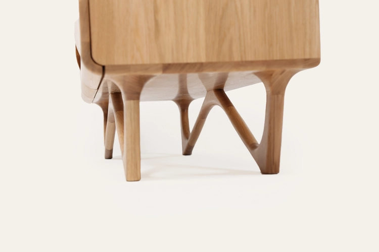 TV stolek Antoni 1600 luxusní dřevěný TV lowboard