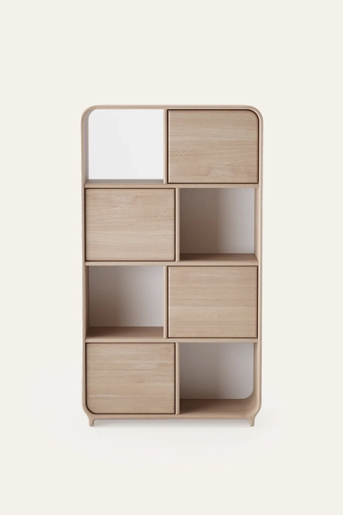 Regál Eny designová policová skříň / regál z masivu