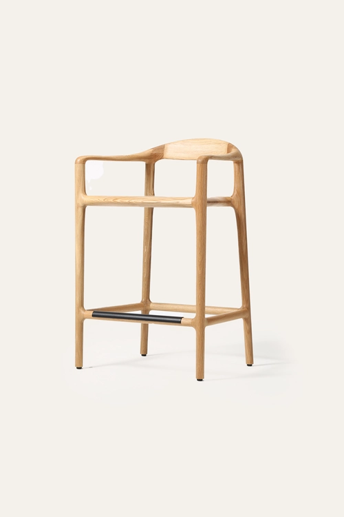 Barová židle Sagrada designová barová židle z masivu