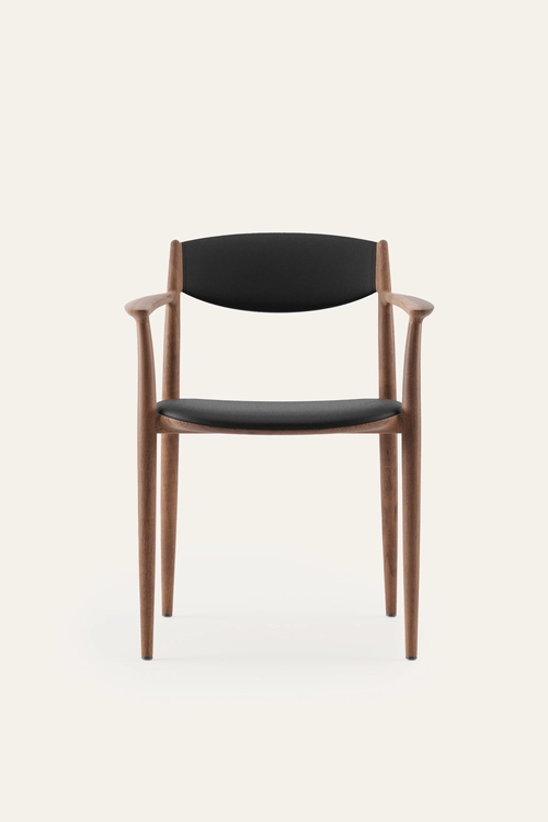 Židle Nila designová dřevěná židle s područkami