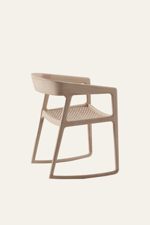 Židle Tesa houpací luxusní houpací židle z masivního dřeva