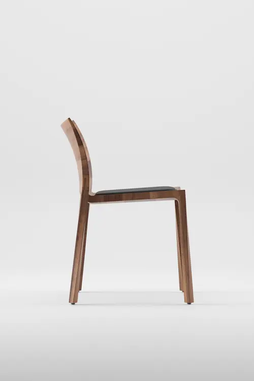 Židle Torsio minimalistická designová jídelní židle z masivu