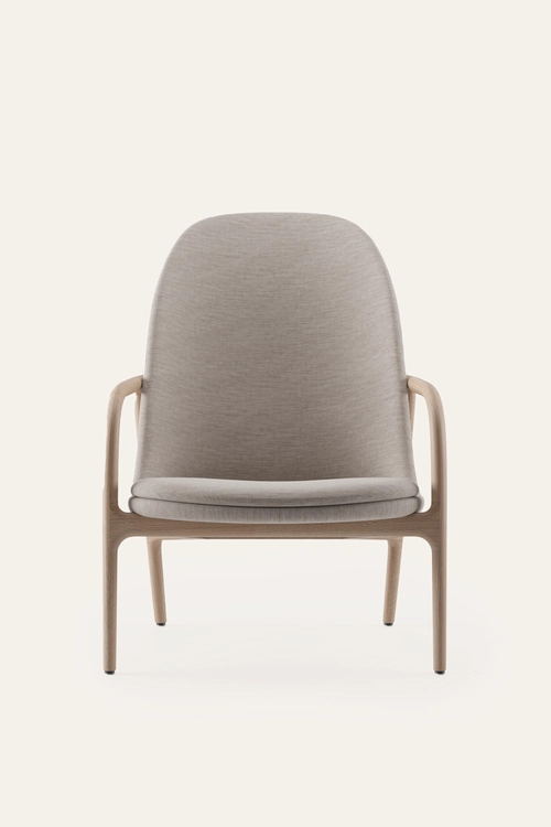 Křeslo Neva  high luxusní křeslo z masivního dřeva