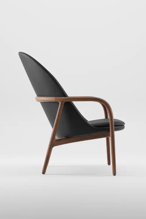 Křeslo Neva  high luxusní křeslo z masivního dřeva